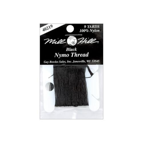 Mill Hill Nymo Beading Thread 9yd Black Carousel 1