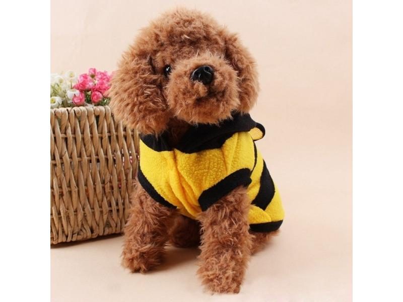Pet Puppy Coat Apparel Fleece Clothes Dog Cat Hoodie Halloween Cosplay Sweater Carousel 1