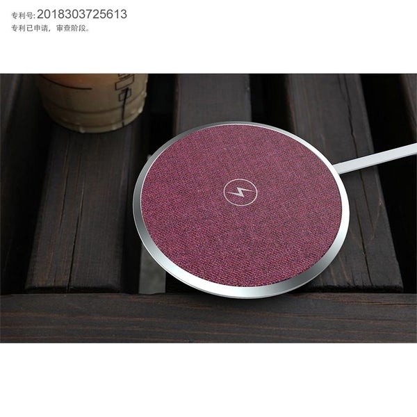 Qi fast wireless charger for Samsung/Apple iPhone smartphones Red62866852113410116