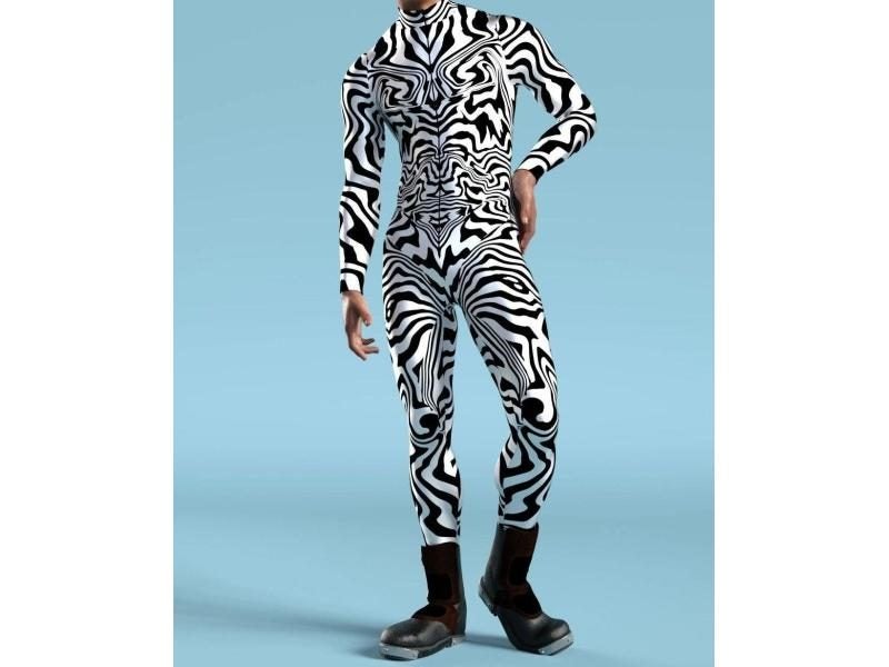 Men Women CyberPunk Mechanical Armor Jumpsuit Halloween Party Cosplay Skull Carousel 1