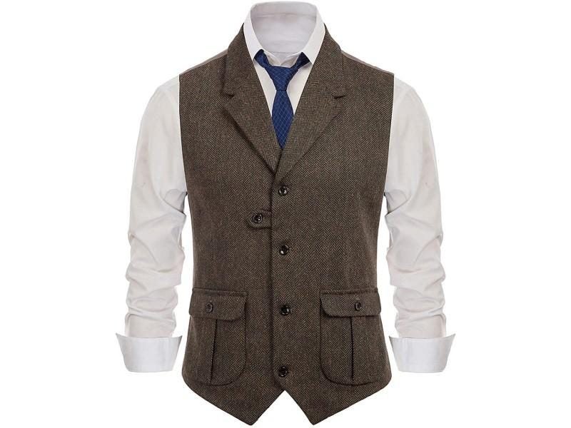 Men's Suit Vests Waistcoat Carousel 1