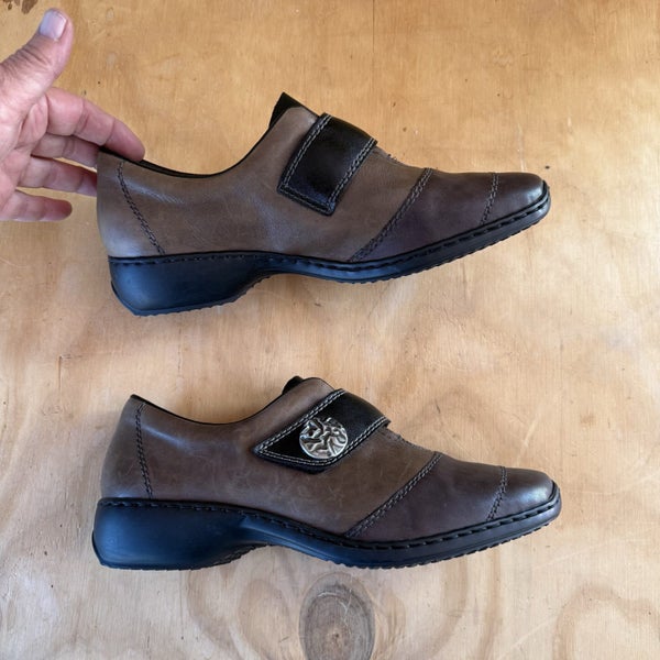 Reiker Brown Anti-Stress Ankle Shoes Size 40 Carousel 2
