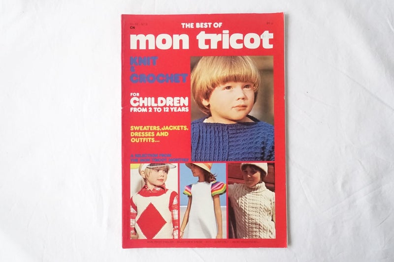 Mon Tricot Pattern Book (Selling a Collection, Check Out My Listings) Carousel 1