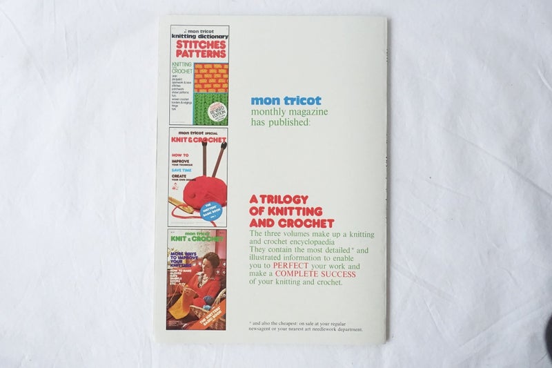 Mon Tricot Pattern Book (Selling a Collection, Check Out My Listings) Carousel 2