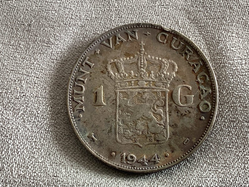 Curaçao 1 gulden 1944-D Carousel 1