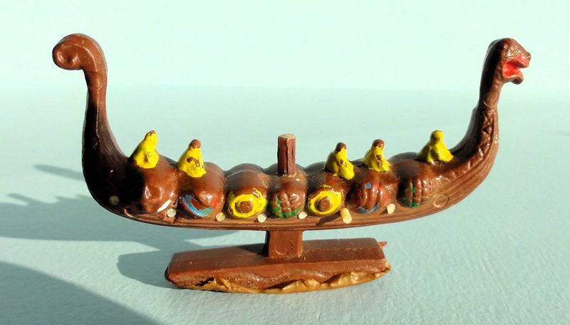 Vintage Small Viking Plastic Ship Carousel 1