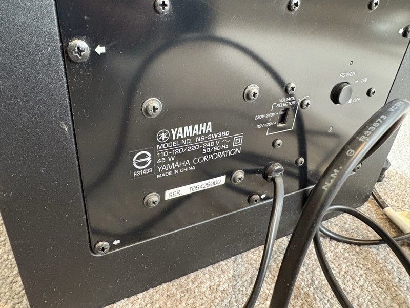 Yamaha Surround Sound System (5.1 channel) Carousel 5