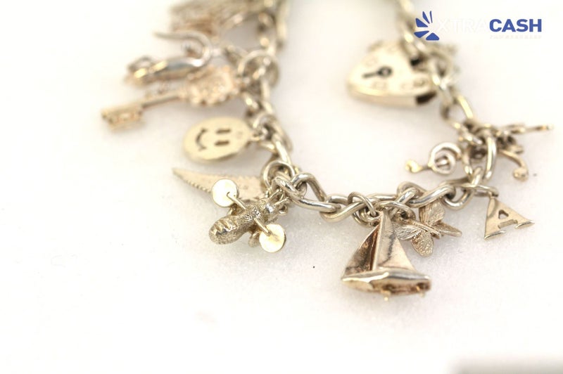 Sterling Silver Heart Locket Kiwiana Charm Bracelet Carousel 4