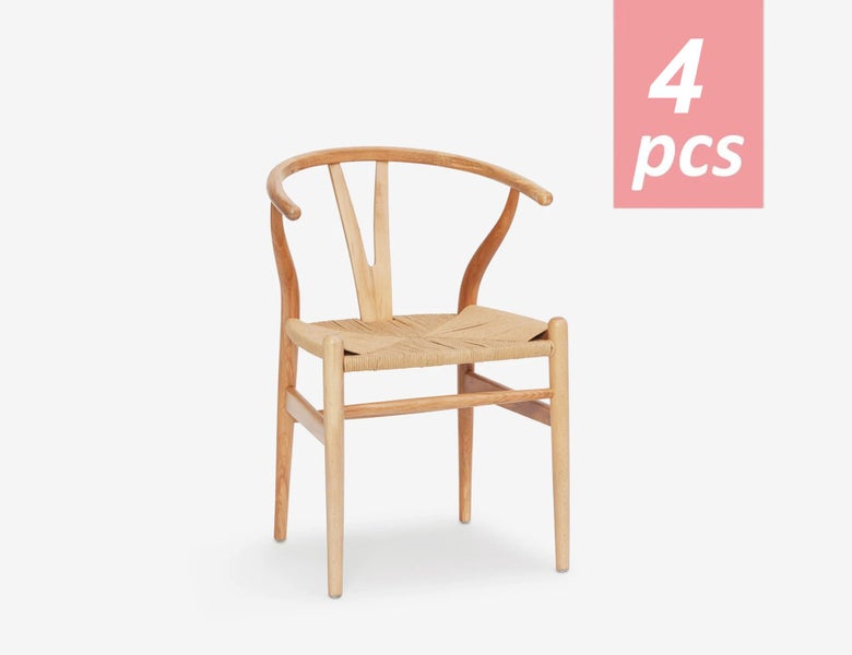 Wishbone Dining Chair x 4 Carousel 1