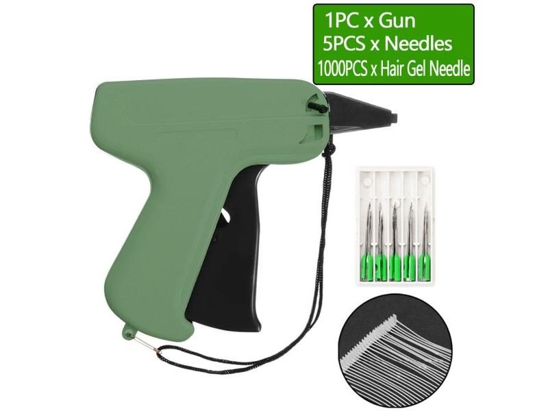 Clothes Garment Price Label Tagging Tag Gun 5 Needles 1000 Barbs Labeller Carousel 1