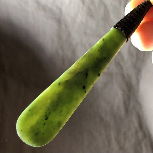 CRAZY 1 DAY AUCTION! 9.7cm Greenstone Roimata/Teardrop Pendant $1 Reserve Carousel 2