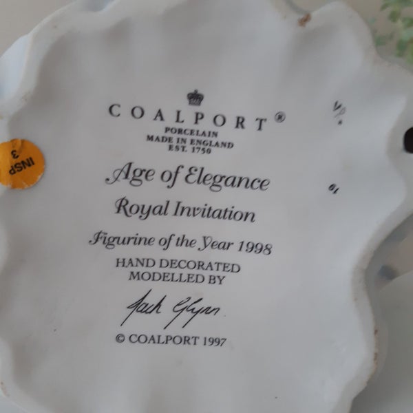 COALPORT - Figurine of the Year 199862865828762497112