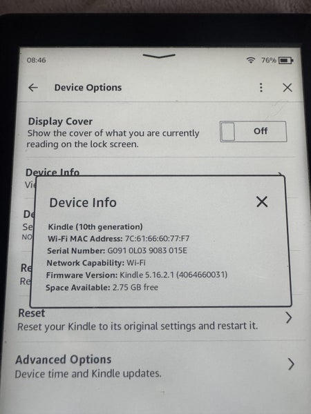 kindle touch Carousel 2
