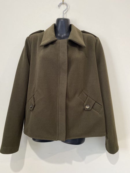 KILT ‘Jenny’ Coat – Khaki Green (Size 14) RRP: $280 | Like New Carousel 2