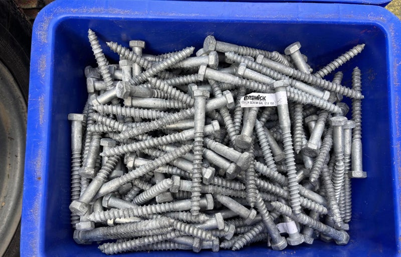 Bremick Engineer Bolts & Nuts M12 x 150mm Galvanised Carousel 1