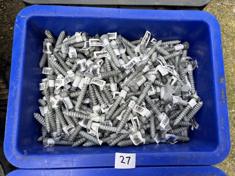 Bremick Coach Screws M12 x 75mm Galvanised Carousel 1
