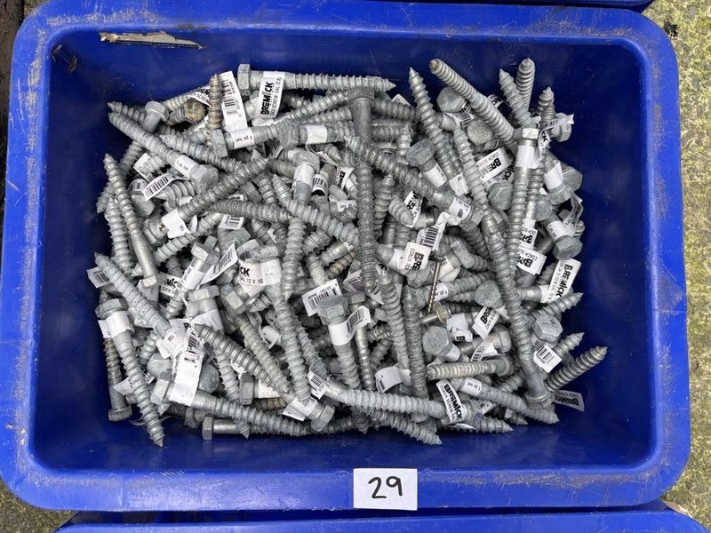 Bremick Coach Screw M12 x 100mm Galvanised Carousel 1