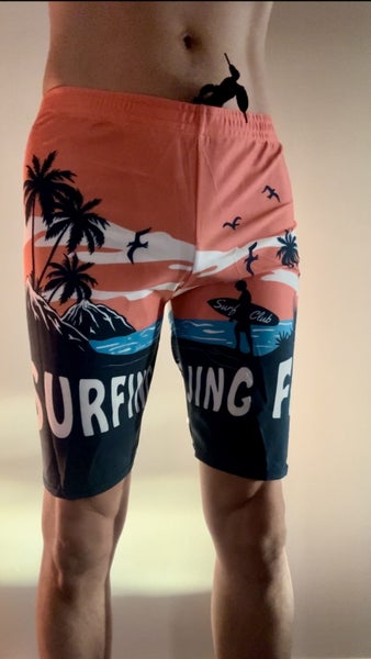 Mens Swim Bottom Trunks Beach Short Pants Quick-drying Carousel 1