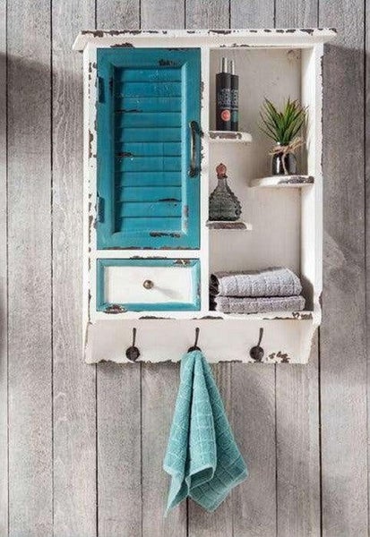 Wall Cabinet with Coat Hooks Carousel 1