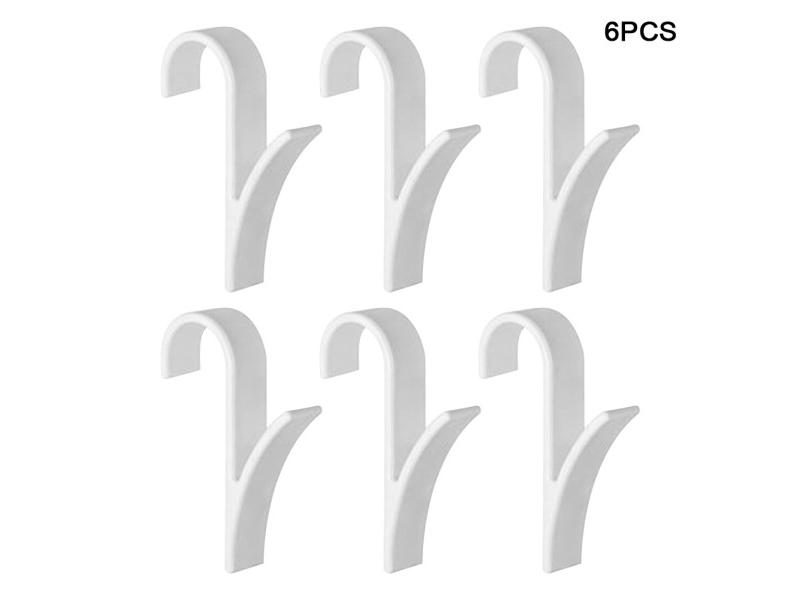 6pcs Organizer Hook For Towel Scarf Home Storage Carousel 1