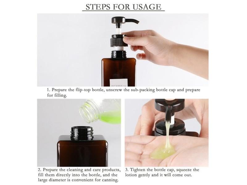 3PC Empty Foaming Soap Dispenser For Bathroom Lotions Carousel 1