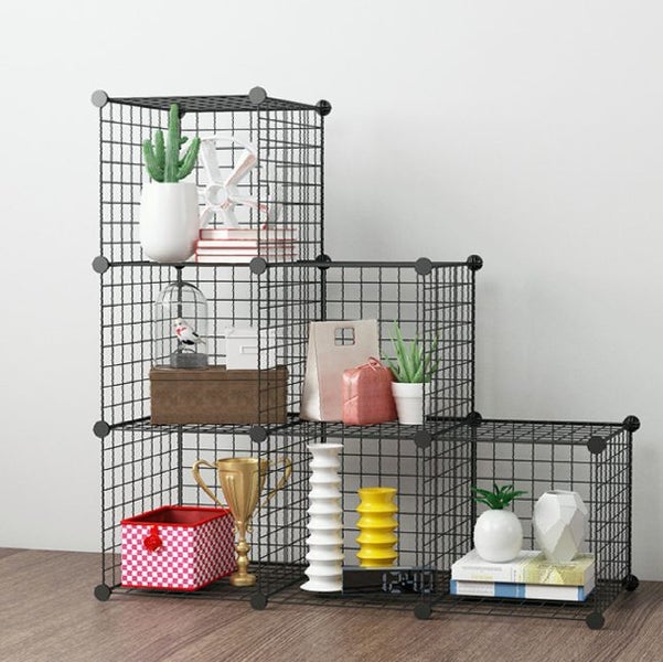 Storage Display Shelves Shelf DIY Cube Carousel 4