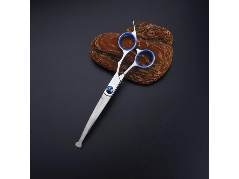 Pet Grooming Scissors Round Head Stainless Steel Dog Hair Scissors Set Carousel 1