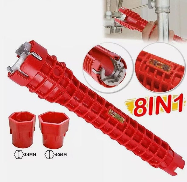 Basin Wrench Plumbing Sink Flume Faucet Nut Tap Spanner Tool Carousel 1