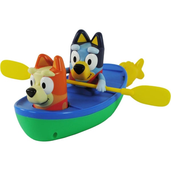 Tomy Toomies Bluey Paddling Canoe Bath Toy Carousel 1