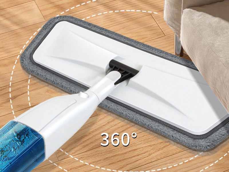 Wet Dry Floor Mop with 3 Reusable Microfiber Pads and Spray Bottle Carousel 2