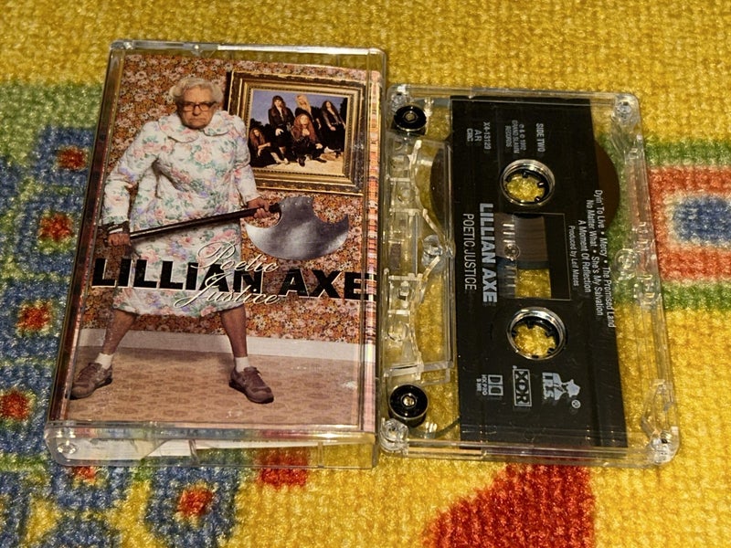 LILIAN AXE Poetic Justice CASSETTE TAPE Carousel 2