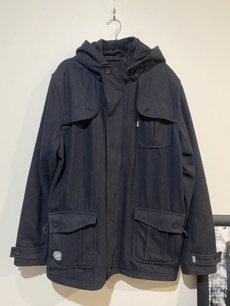RPM Men’s Winter Jacket / Coat – Size XL – Wool Blend – Black Carousel 1