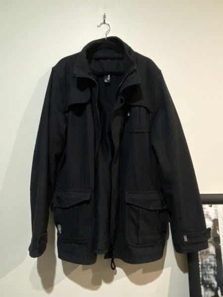RPM Men’s Winter Jacket / Coat – Size XL – Wool Blend – Black Carousel 2