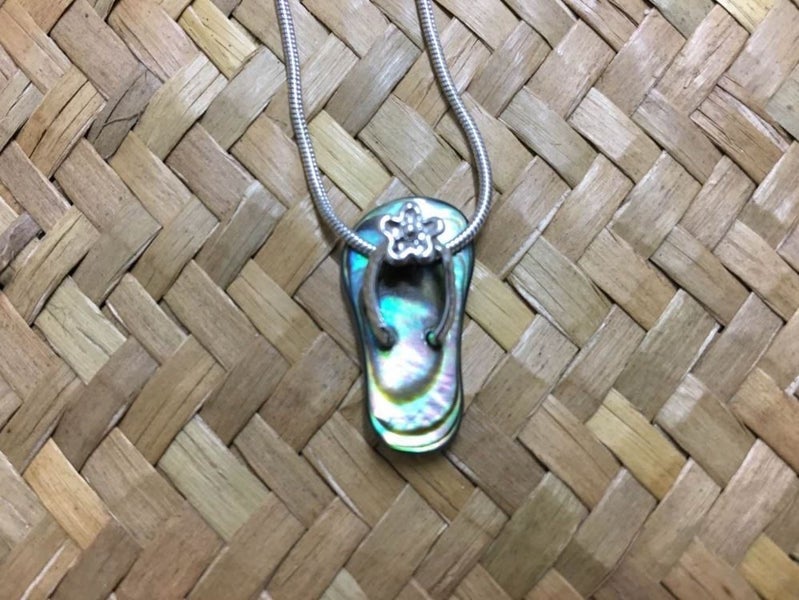 Cute Paua Jandal Pendant Carousel 1