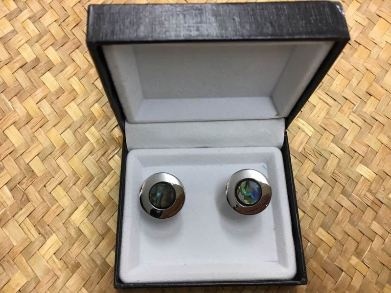 Paua Shell Cufflinks Boxed Carousel 2