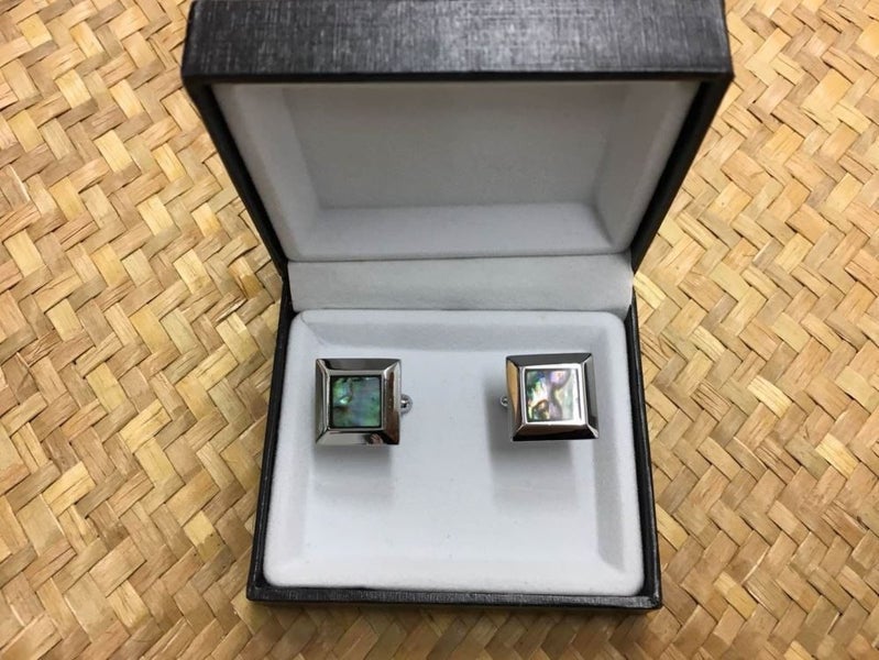 Paua Shell Cufflinks Boxed Carousel 2