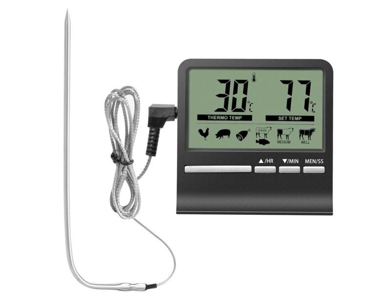 Digital Kitchen Food Thermometer Probe Meter Cooking Alarm Timer For Kitchen Carousel 1
