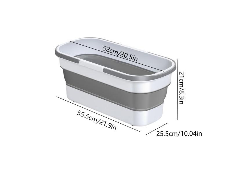 Bucket For Car Wash Foldable Mop Bucket Floor Washing Bucket Laundry Basket Carousel 1