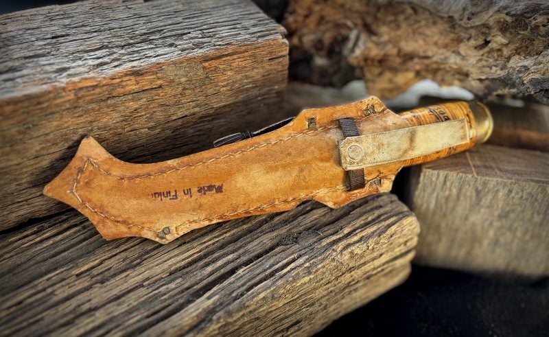 AWESOME SMALL PUUKKO KNIFE WITH AWESOME SHEATH Carousel 12