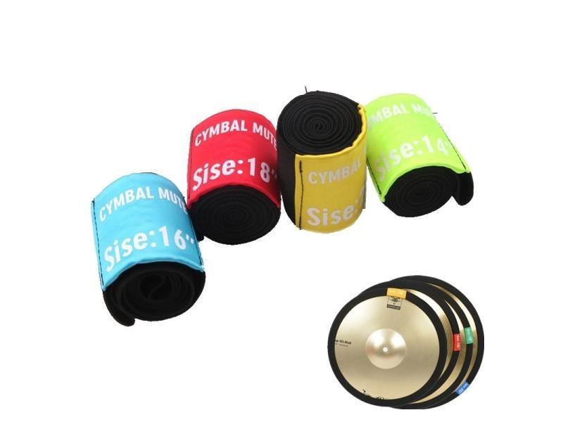 14 16 18 20 Inch Portable Lightweight Polyester Fibre Cymbal Mute Circle Ring Carousel 1