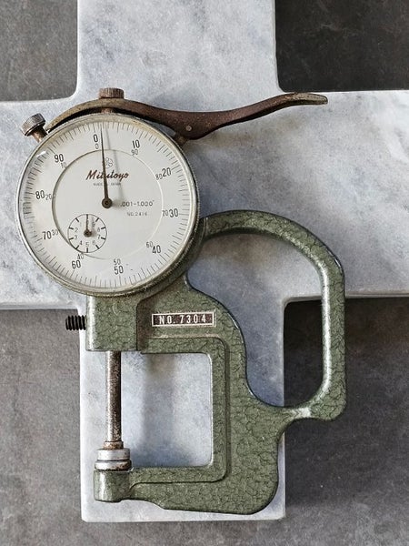 Vintage Mitutoyo Micrometer Made in Japan. 001-1000. Saltbush Green. Carousel 2