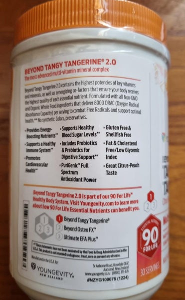 Beyond Tangy Tangerine Citrus Peach Fusion 480g Carousel 2