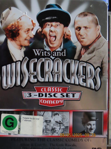 Wits & Wisecrackers: Collectors Tin (DVD) Little Rascals, 3 Stooges, Abbot & Cos64482679806851110