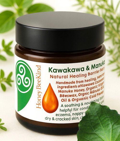 Kawakawa and UMF 15+ Manuka Honey Skin Balm (Bee Kind) Carousel 1