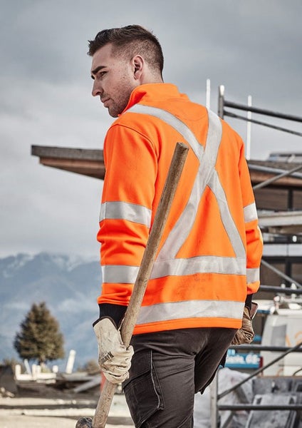 ZT660 Unisex Hi Vis X Back Rail Jumper Carousel 1