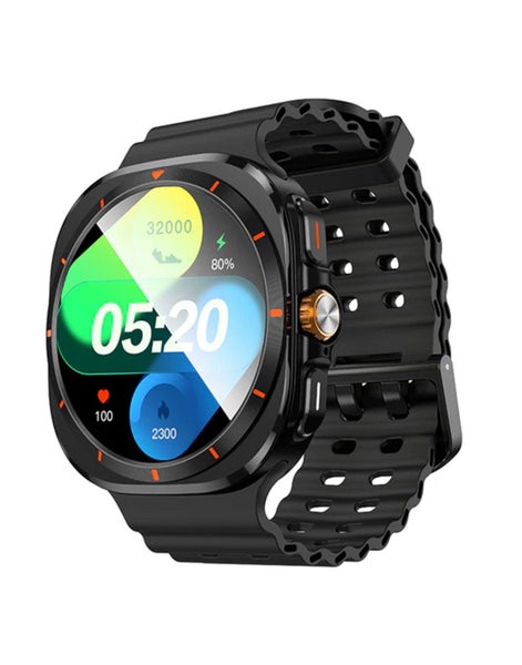 Hoco Smart Sports Watch With Calling Feature (Y29) - Black (Brand New) Carousel 1