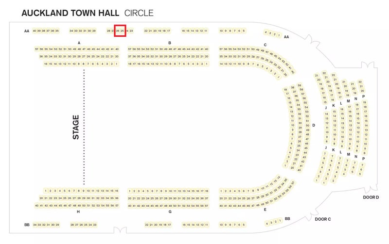 2x TEEKS Tickets – Auckland Town Hall – 5th June Carousel 2