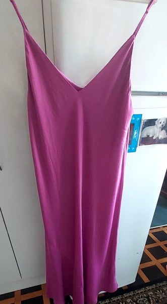 Cerise Coloured Evening/Ball Dress and Overtop Carousel 1