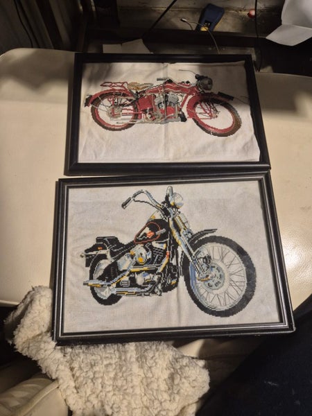 motobike cross stitch arts $1!!!!!! Carousel 1