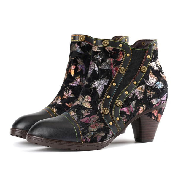 Superladystar Butterfly Ankle Boots Carousel 1